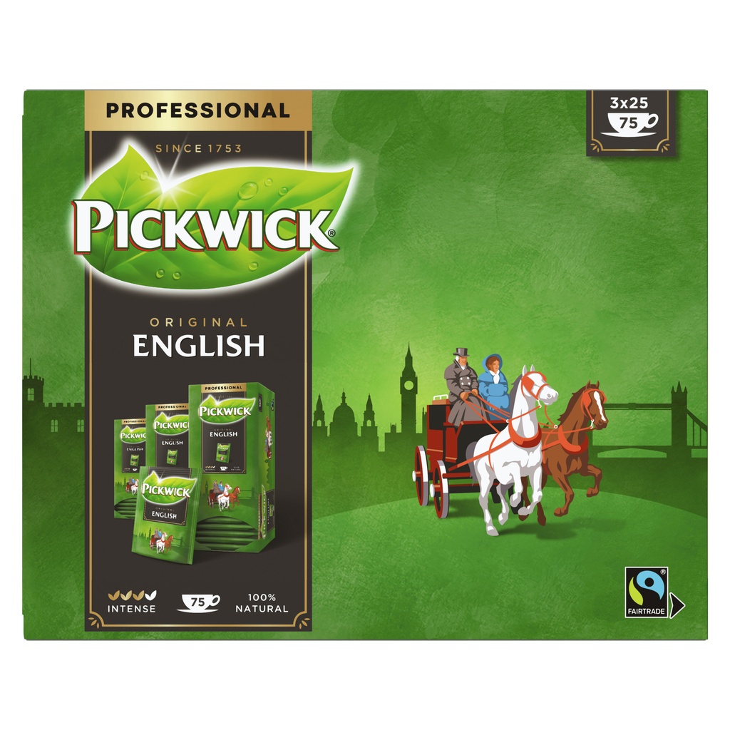 [4016820] Thee Pickwick Fair Trade English 25x2.5gr