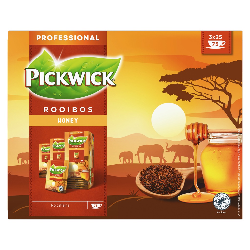 [4016825] Thee Pickwick rooibos honey 25x1.5gr