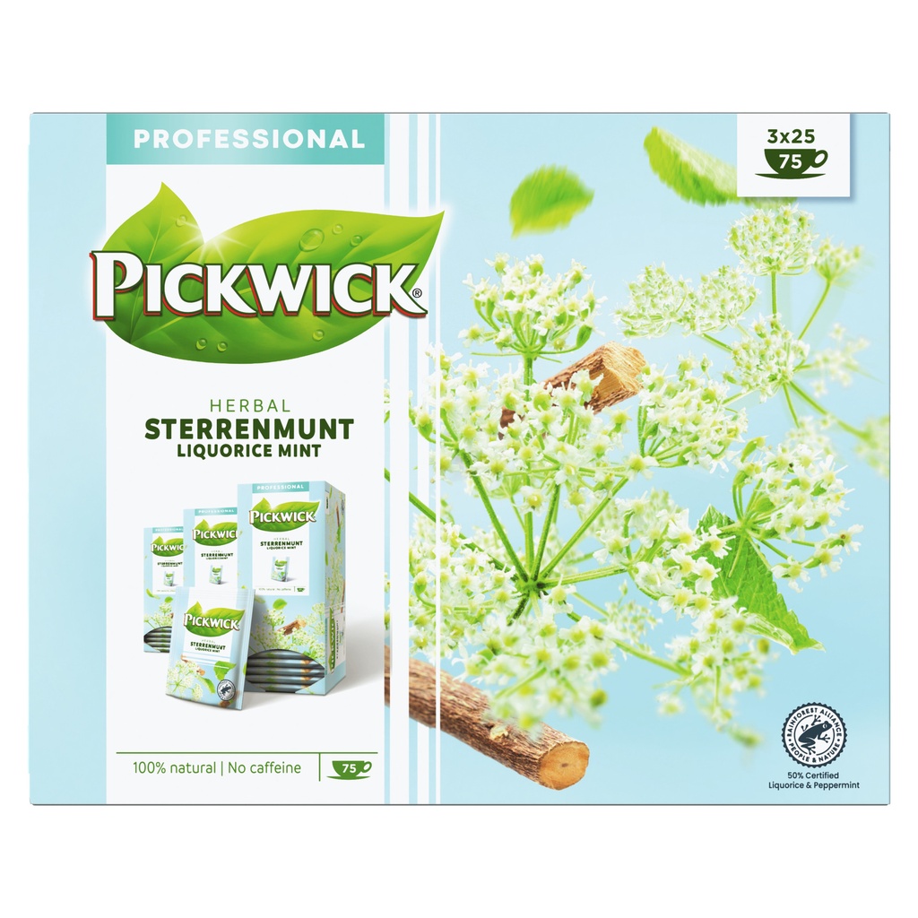 [4070564] Thee Pickwick sterrenmunt 25x2gr met envelop