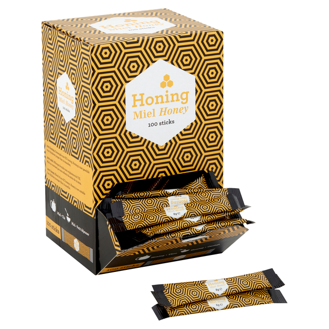 [60116464] Honingsticks Van Oordt 100 stuks