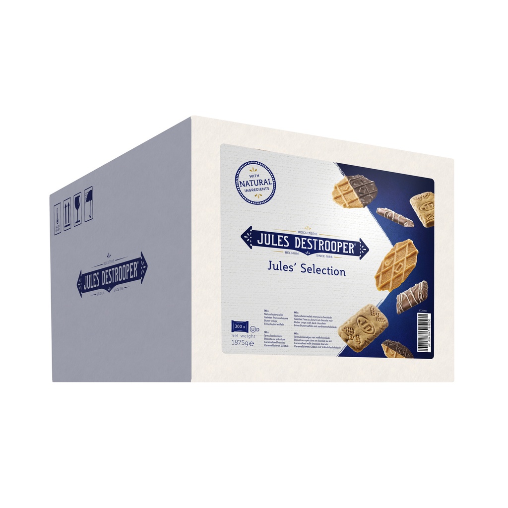 [61GM0BEJs2] Koekjes Jules Destrooper selection assorti 300st