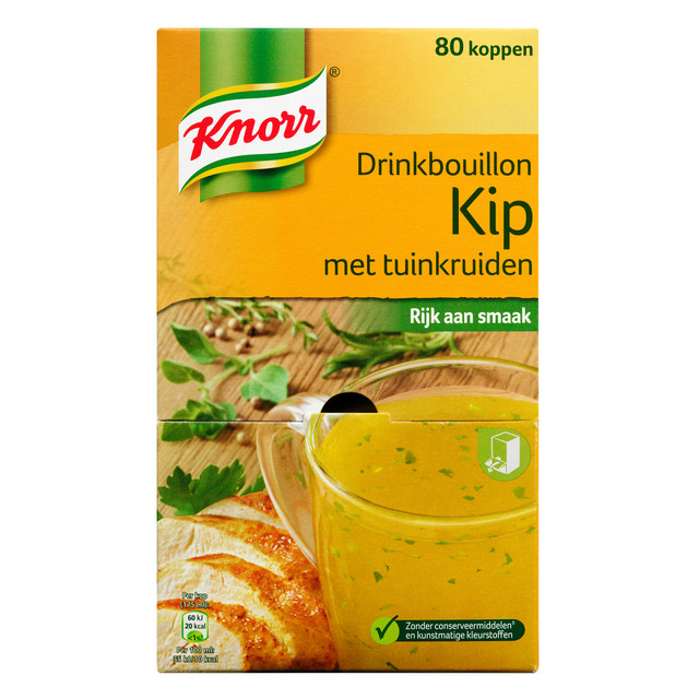 [24317401] Drinkbouillon Knorr kip tuinkruiden