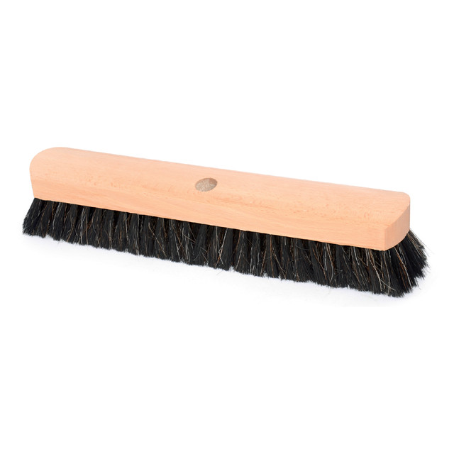 [55092] Zaalbezem Cleaninq hout 40cm zwart haar