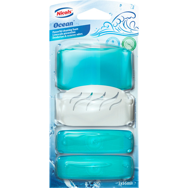 [511158] Toiletblok Air plus ocean 55ml met houder
