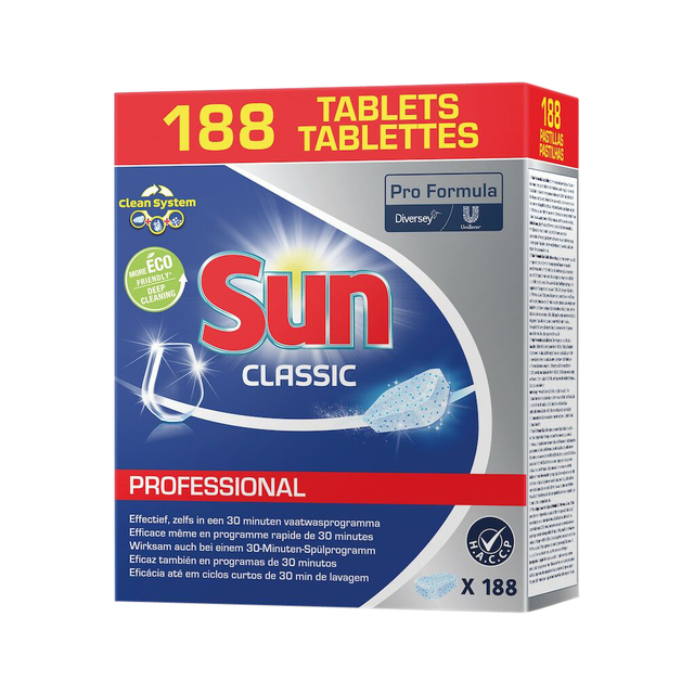 [8717163624173] Vaatwastabletten Sun Professional Classic 188st