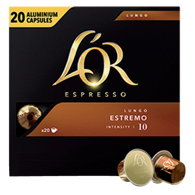 [4028737] Koffiecups L'Or espresso Lungo Estremo 20st