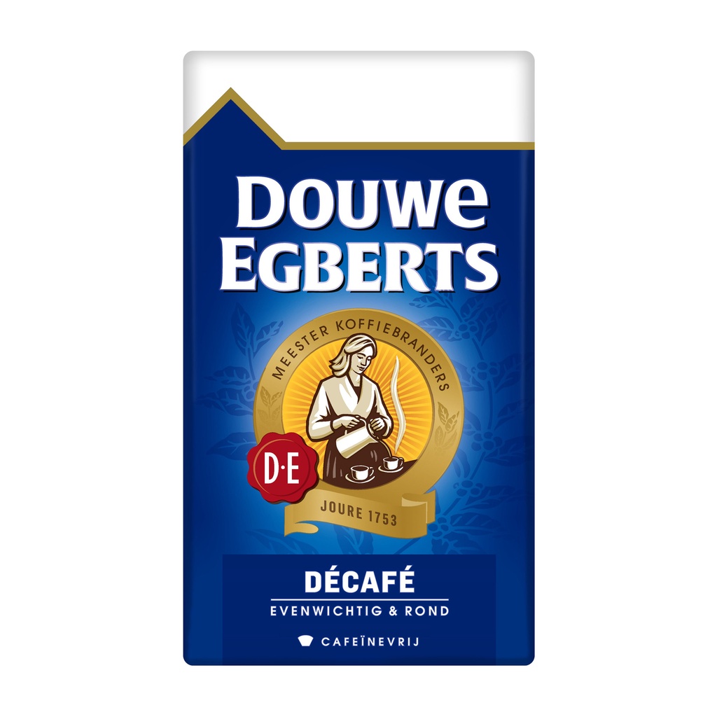[4080385] Koffie Douwe Egberts snelfiltermaling decafe 250gr