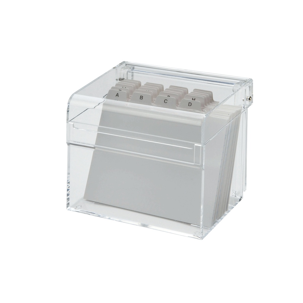 [1952605] Kaartenbak Maul met index DIN A7 acryl