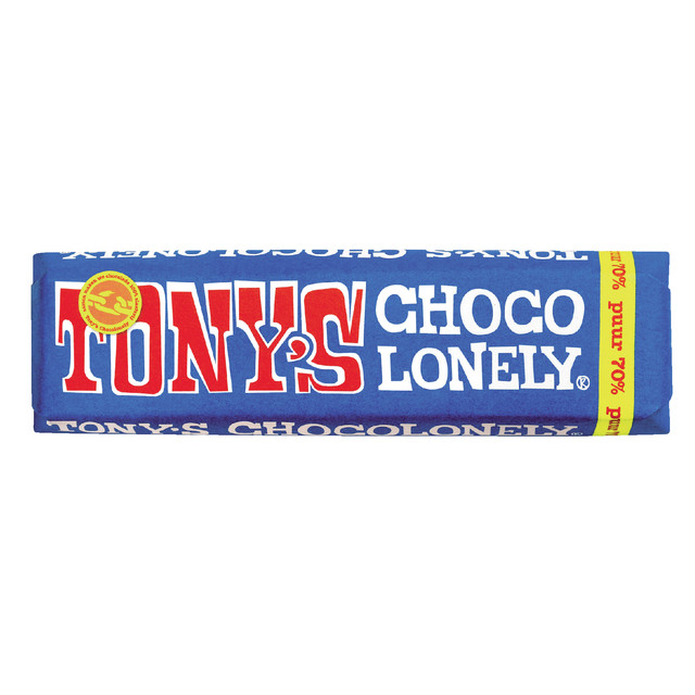 Chocolade Tony Chocolonely puur reep 50 gr