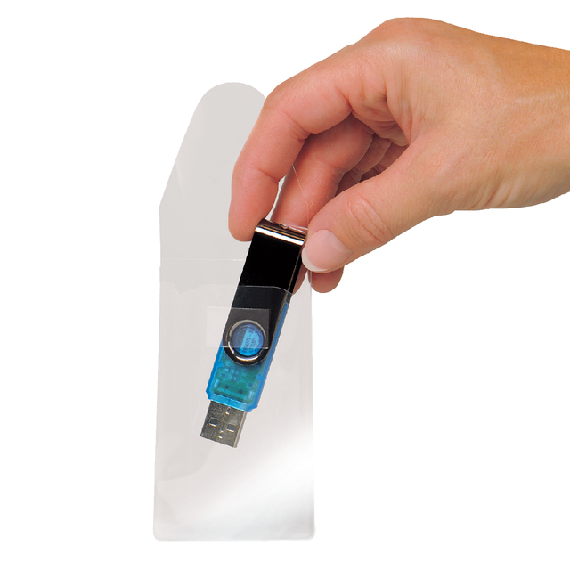 [T10250] USB hoes Djois 52.5x90mm met sluiting zelfkl tr