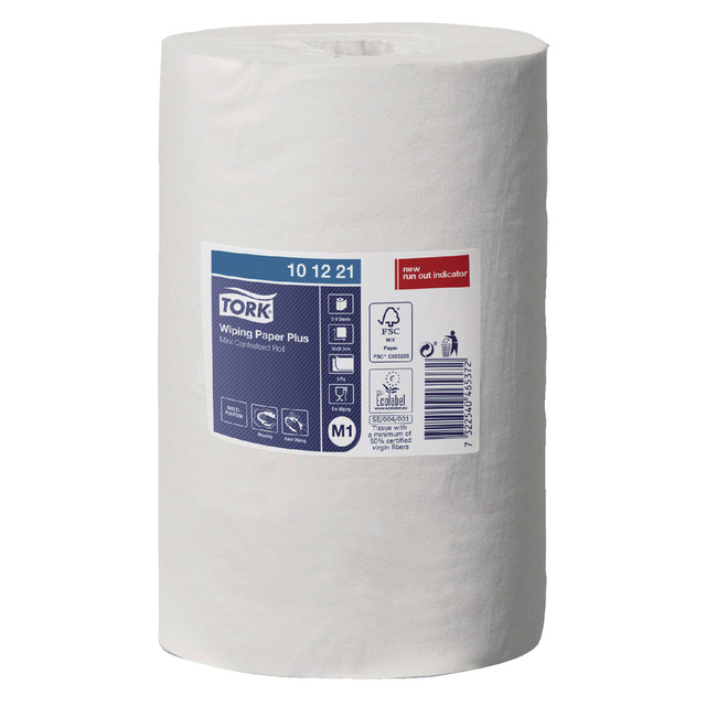 [101221] Poetspapier Tork M1 Advanced 2laags 75m wit