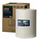 Reinigingsdoek Tork W2 Premium 1laags 152m wit