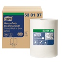 Reinigingsdoek Tork W2 Premium 1laags 106m wit