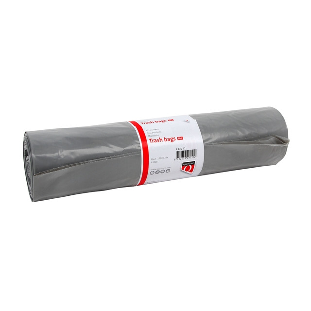 Afvalzak Quantore ldpe T50 60x90cm 60l grijs