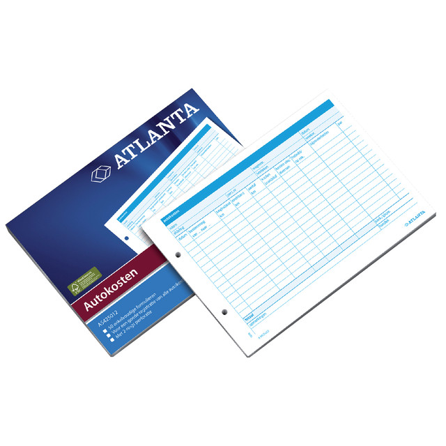 [2542501200] Autokostenboek Djois Atl A5 wt