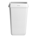 Afvalbak Katrin open inworp 25 liter wit