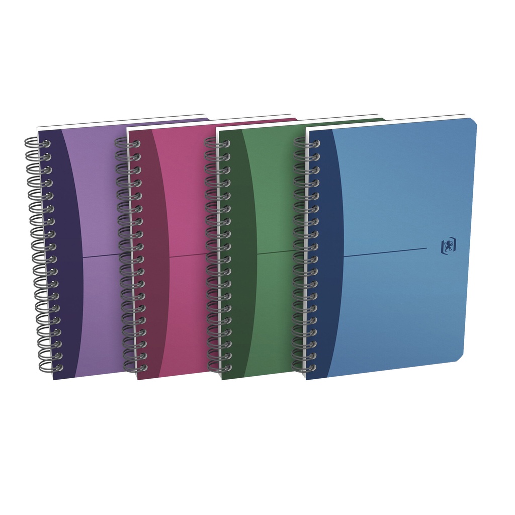 [100105213] Spiraalblok Oxford urban mix 170x110mm lijn 180p