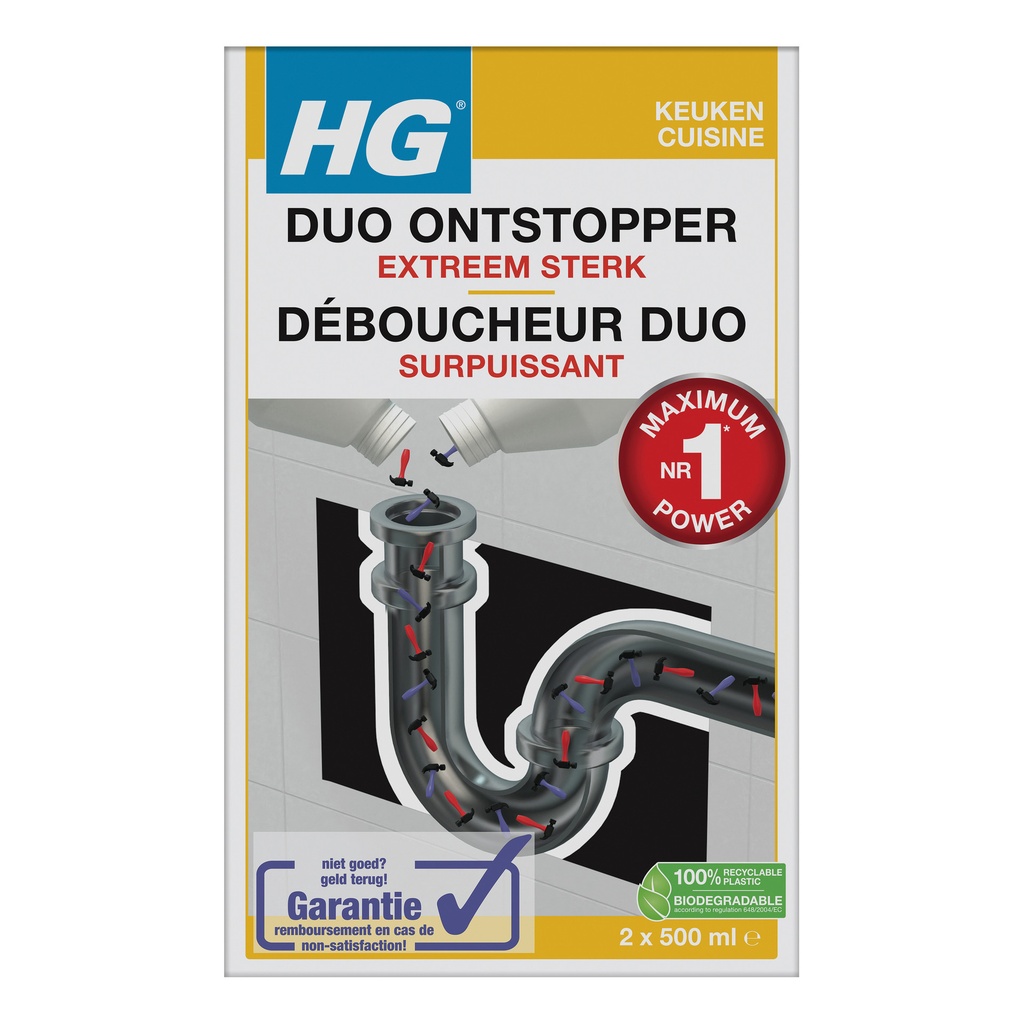 [343100103] Ontstopper HG Duo 2x500ml
