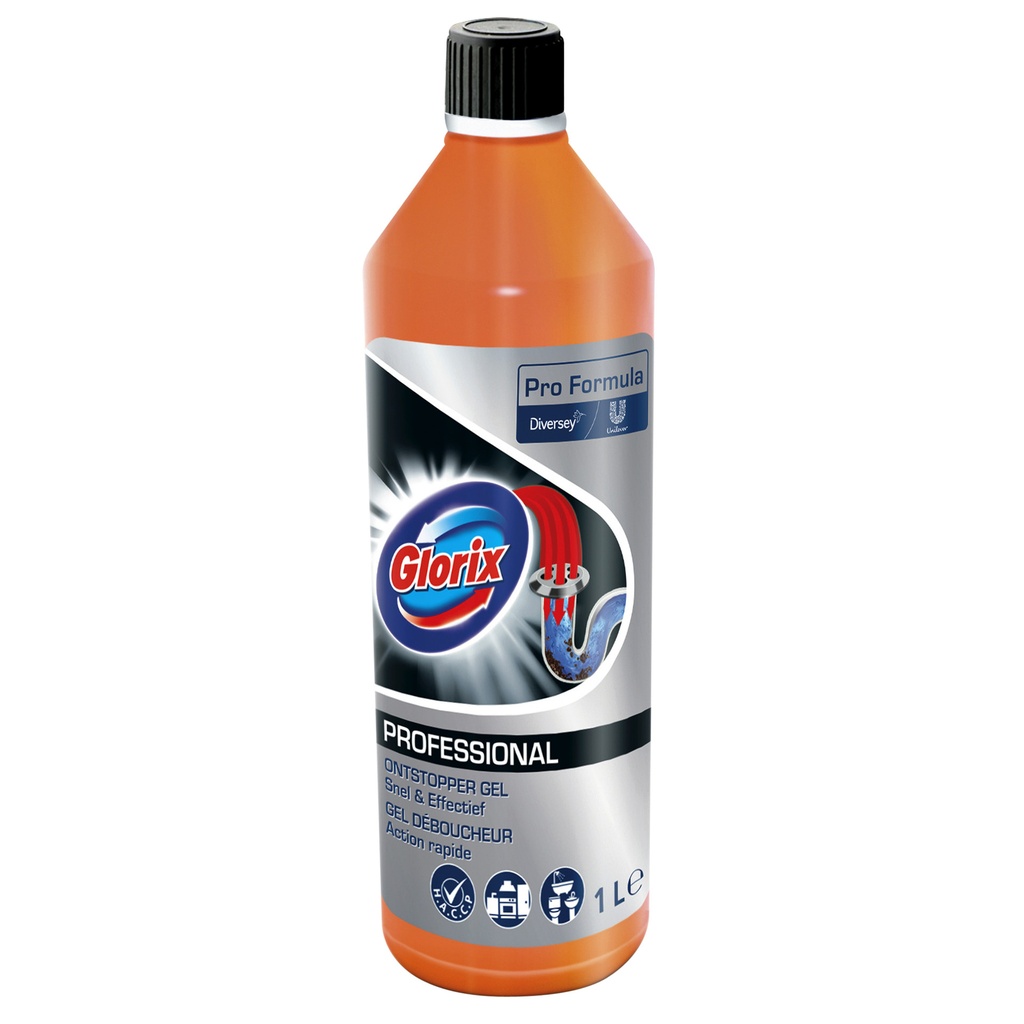 Afvoerontstopper Glorix Professional gel 1l