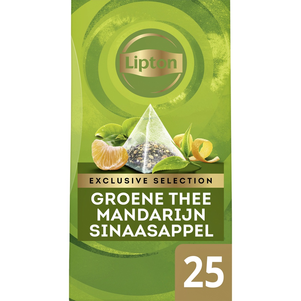 [69690756] Thee Lipton Exclusive groene thee mandarijn sinaas