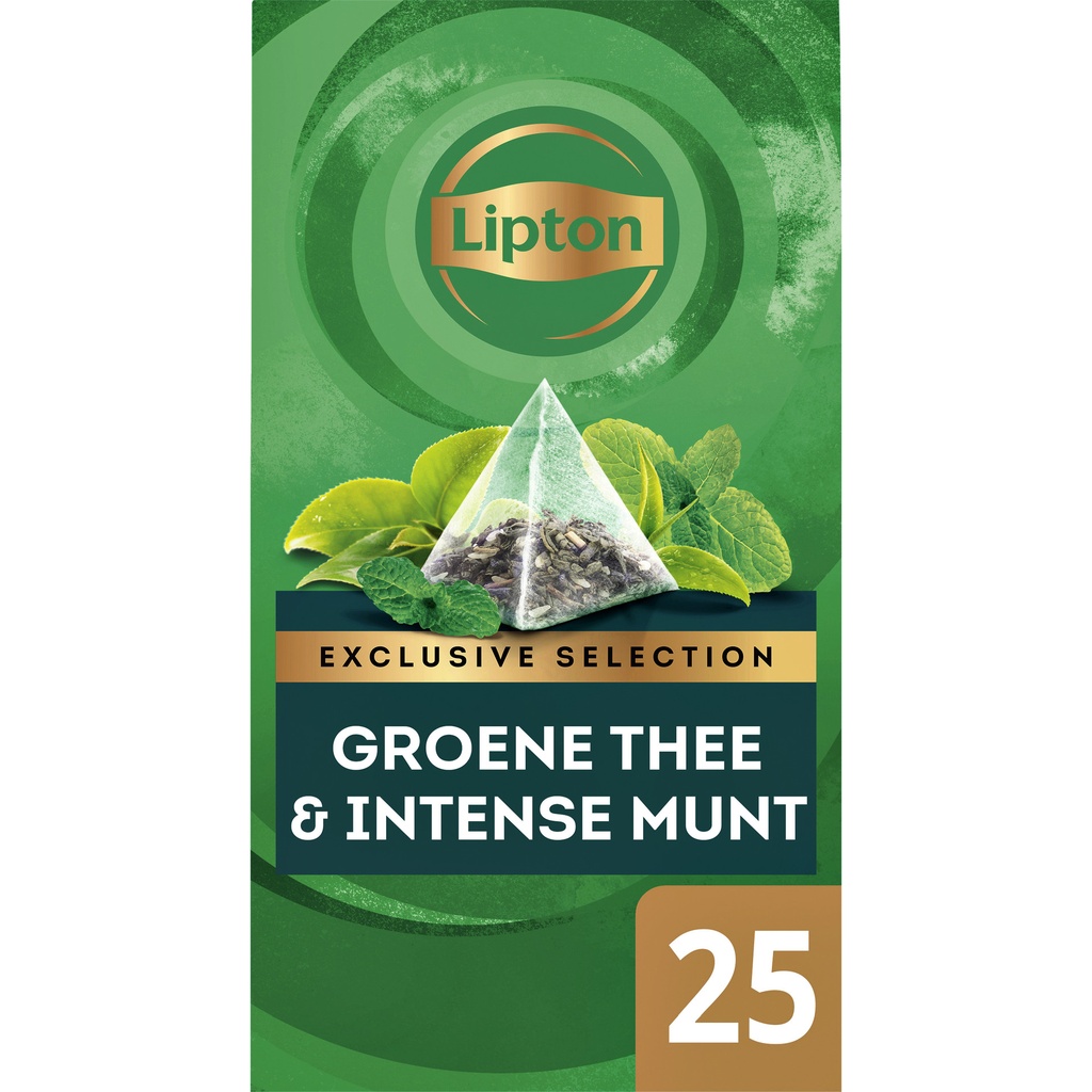 [69690762] Thee Lipton Exclusive groene thee munt 25x2gr