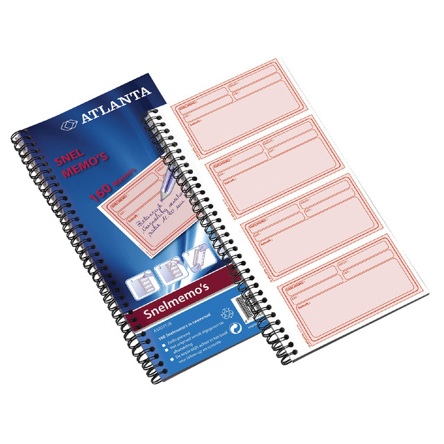 [2570712000] Snelmemo Djois 74x125mm 160 notities in 2v wt