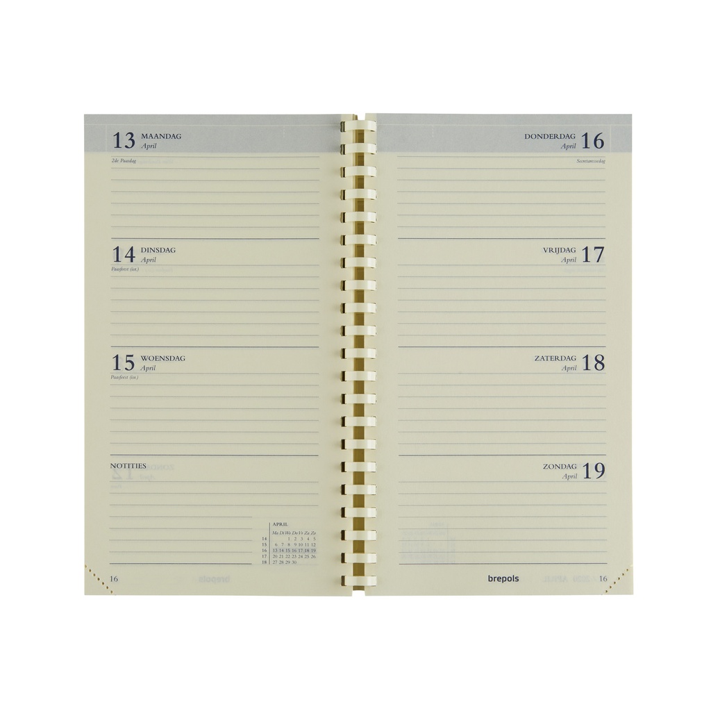 [0.731.9900.00.2.0] Agendavulling 2026 Brepols Interplan 7d/2p