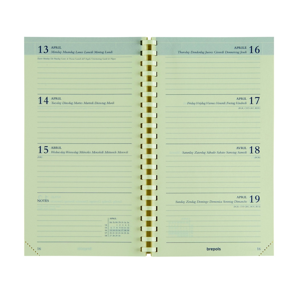 [0.736.9900.00.2.0] Agendavulling 2026 Brepols Interplan 7d/2p spiraal