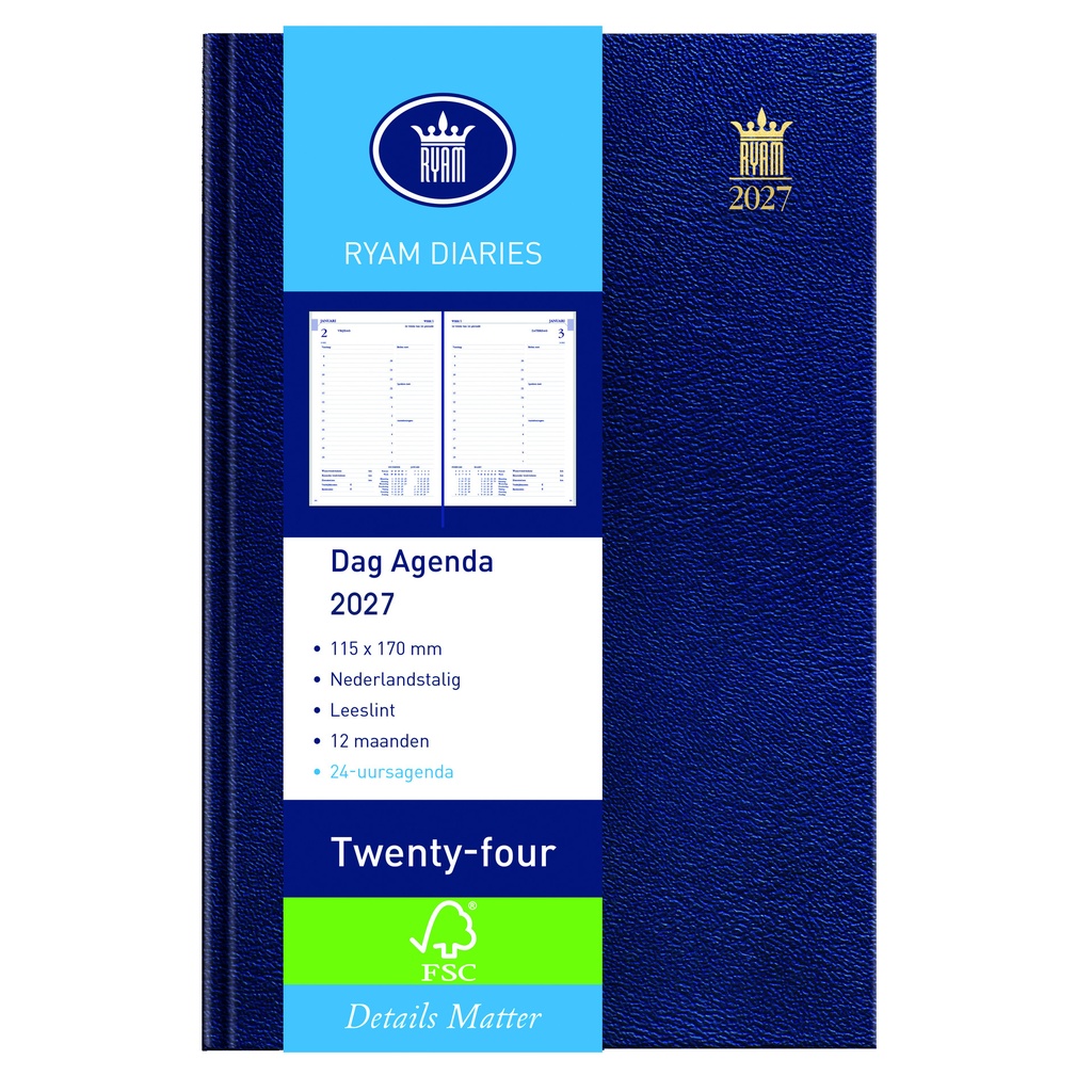 Agenda 2026 Ryam Twenty-four Mundior 1d/1p bl