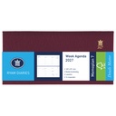 Agenda 2026 Ryam Memoplan 7 Suprema 7d/2p bordeaux