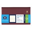 Agenda 2026 Ryam Compact Suprema 7d/2p bordeaux