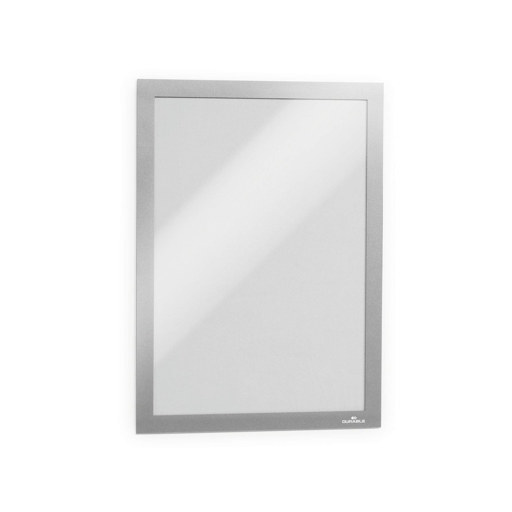 [487223] Duraframe Durable 487223 A4 zilvergrijs 2 stuks