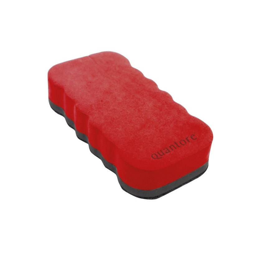 [920238] Whiteboardwisser Quantore magnetisch rood