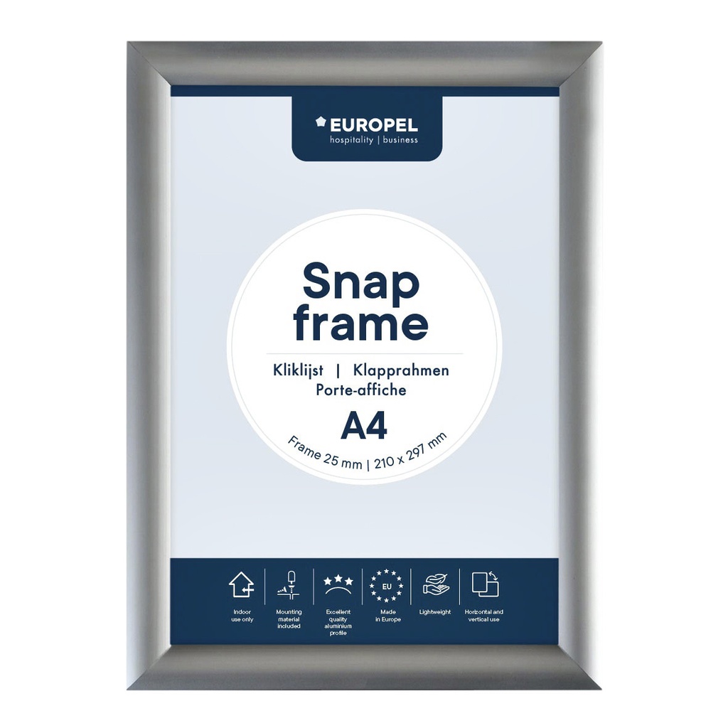 [355001] Kliklijst Europel A4 25mm