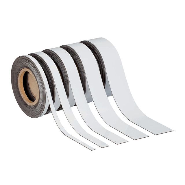 [6524902] Magneetband MAUL beschrijfbaar 10mx50mmx1mm wit