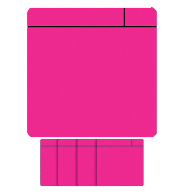 [14032.283] Magneet scrum 75x75mm roze 5 stuks