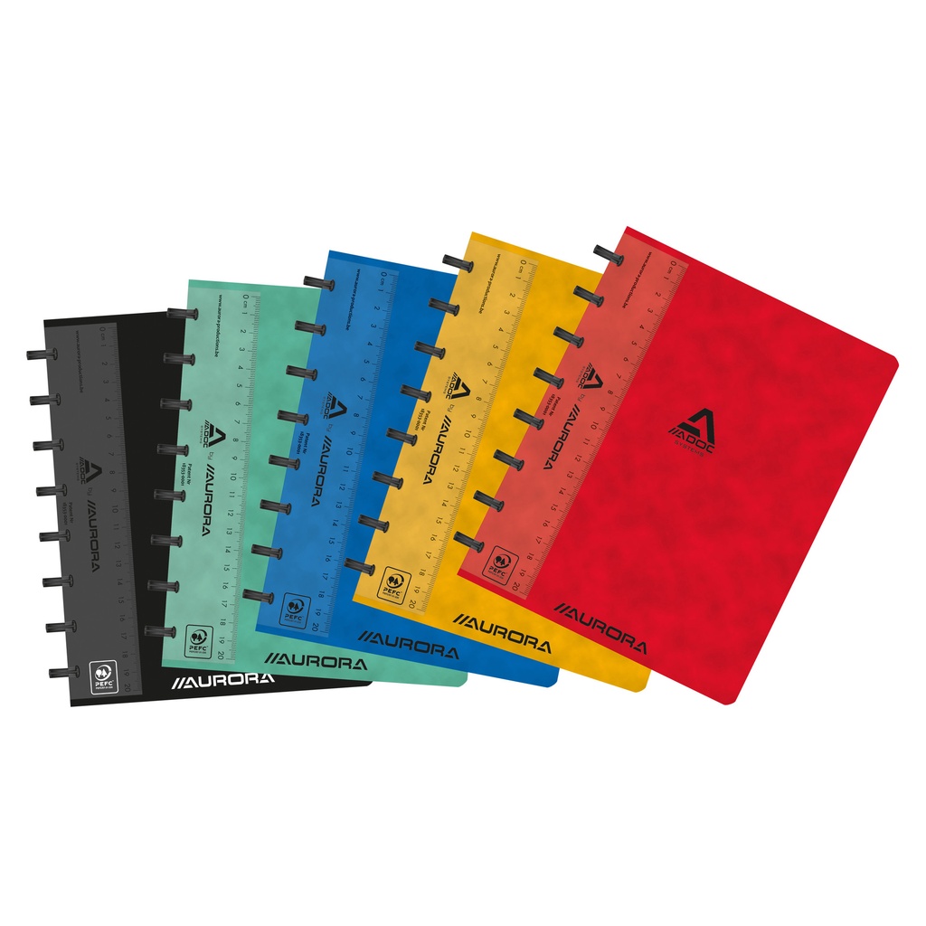 [3048.100] Schrift Adoc Classic A5 ruit 4x8mm 144pag 90gr ass