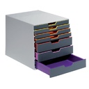 Ladenbox Durable Varicolor 7 laden grijs