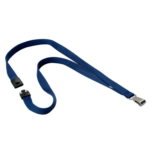 Textielkoord Durable 8127 karabijnh nachtbl 10st