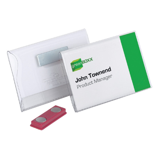 Badge Durable 8117 vlak met magneet 54x90mm