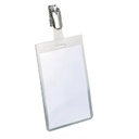 Badge Durable 8002 clip staand gesloten 90x60mm