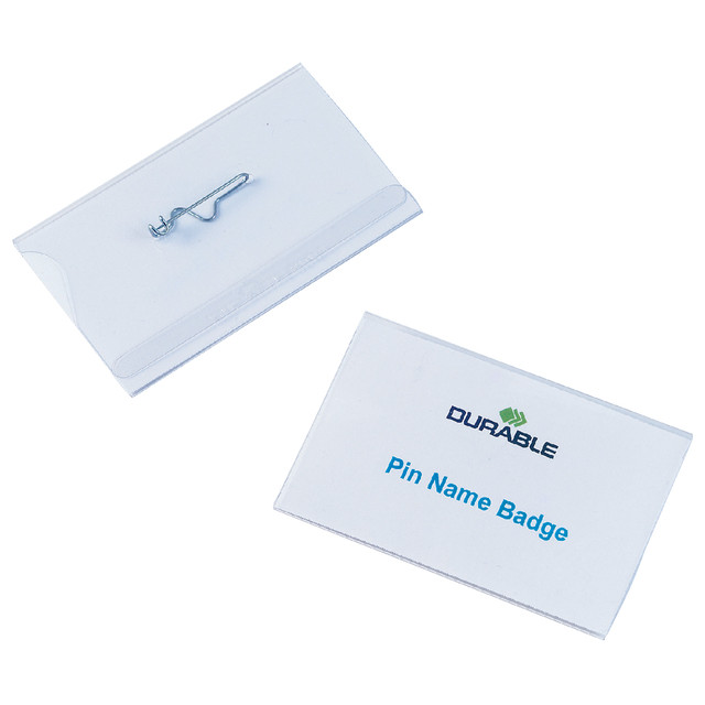 [800419] Badge Durable 8004 met speld 54x90mm