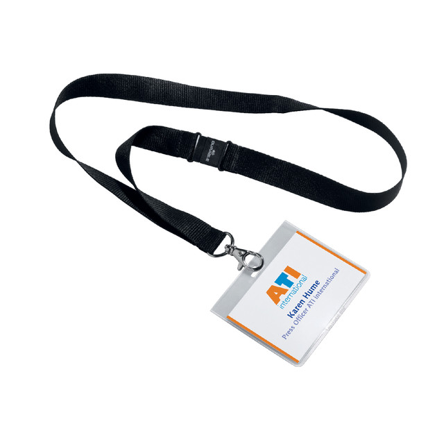 [860001] Veiligheidspasmap Durable gesloten 60x90mm band