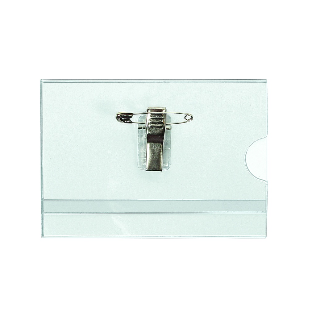 [921331] Badge Quantore clip+speld 60x90mm