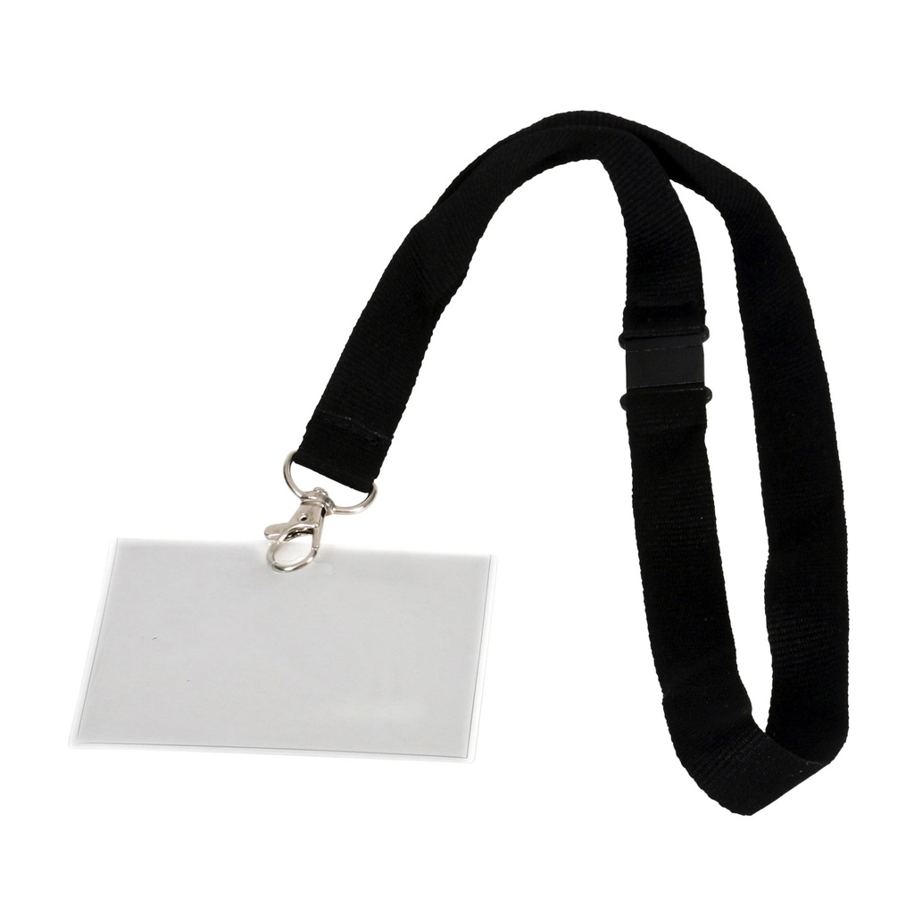 Badge pashouder Europel met koord 90x60mm