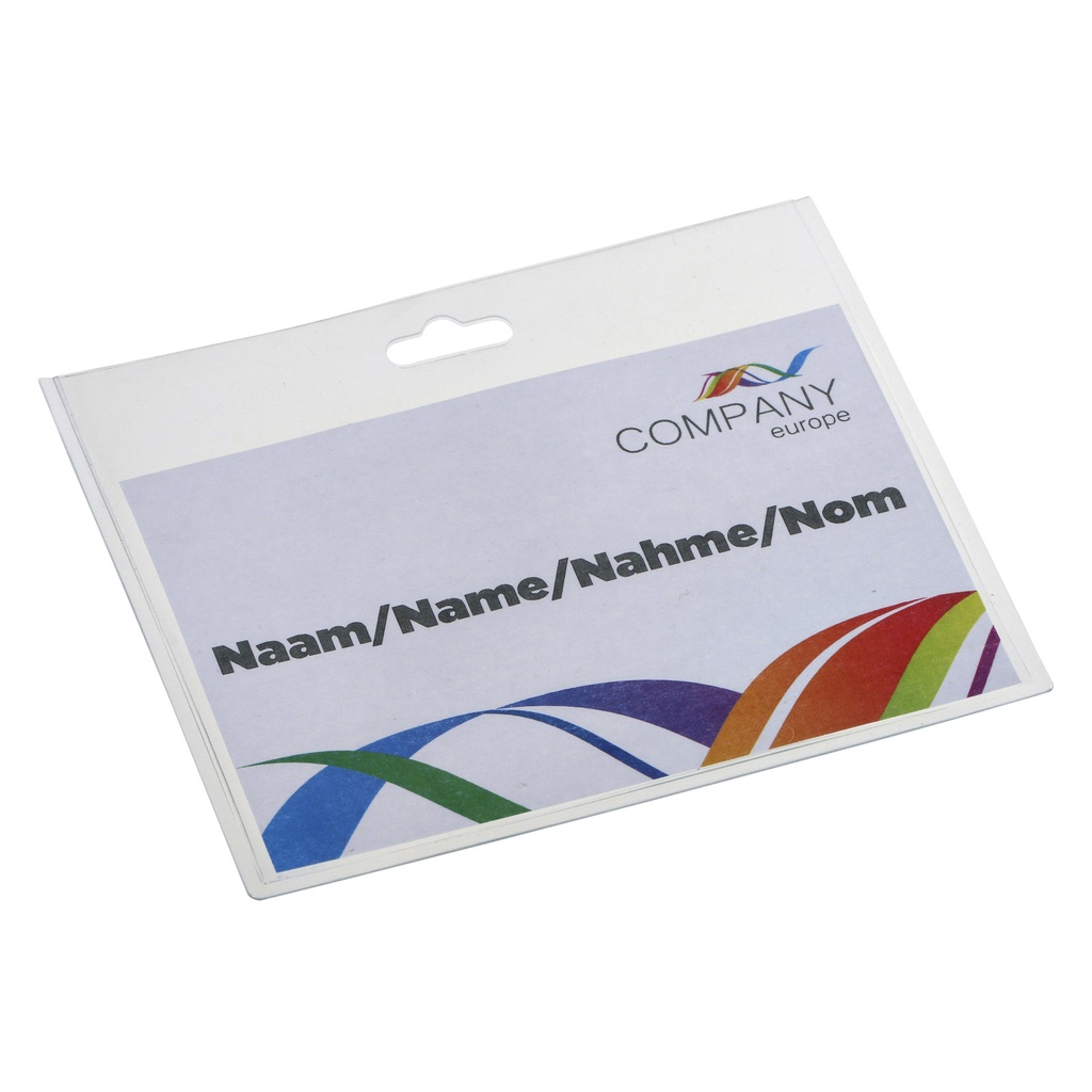 Badge pashouder Europel gesloten 90x60mm