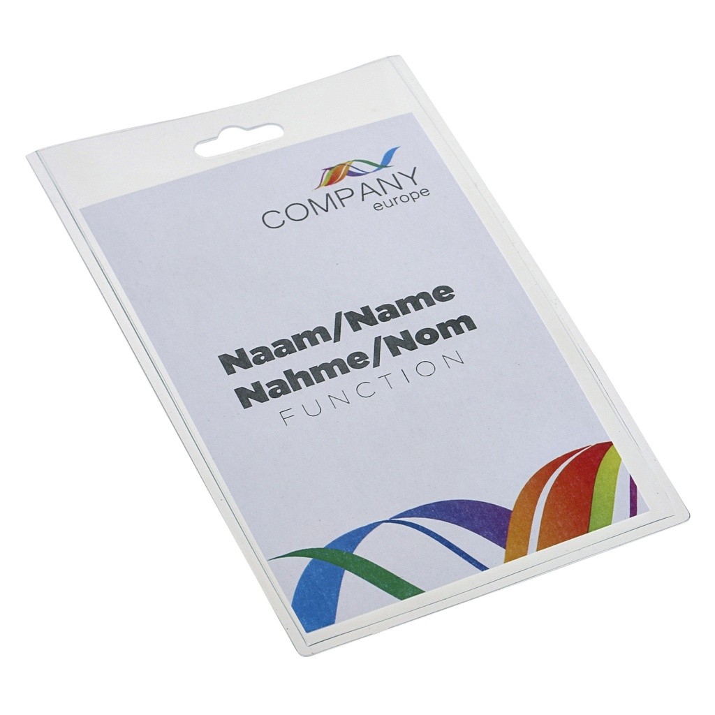 Badge pashouder Europel gesloten 60x90mm