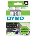Labeltape Dymo LabelManager D1 polyester 9mm wit