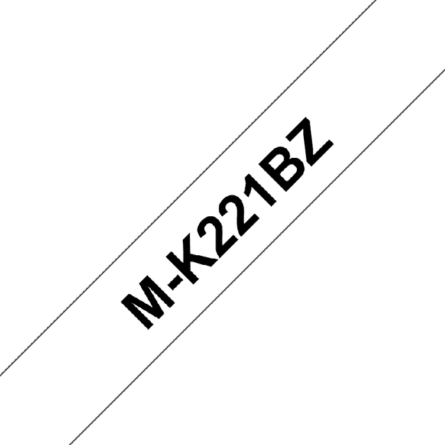 [MK221BZ] Labeltape Brother Ptouch MK221BZ 9mm wit