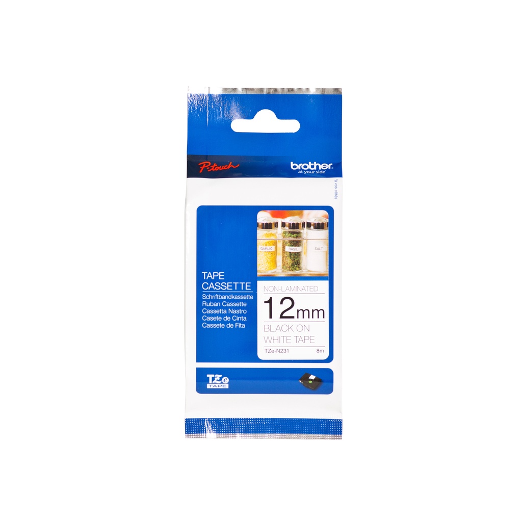 [TZEN231] Labeltape Brother Ptouch TZeN231 12mm wit